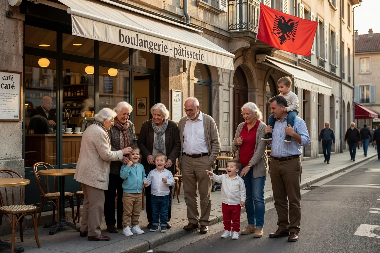Albanais de la diaspora en France, entre culture d'origine et identité française