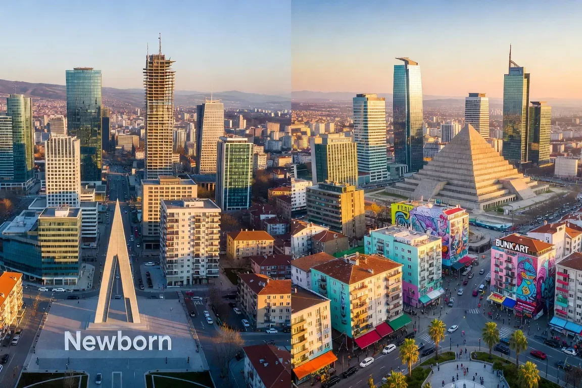 Pristina Tirana comparatif