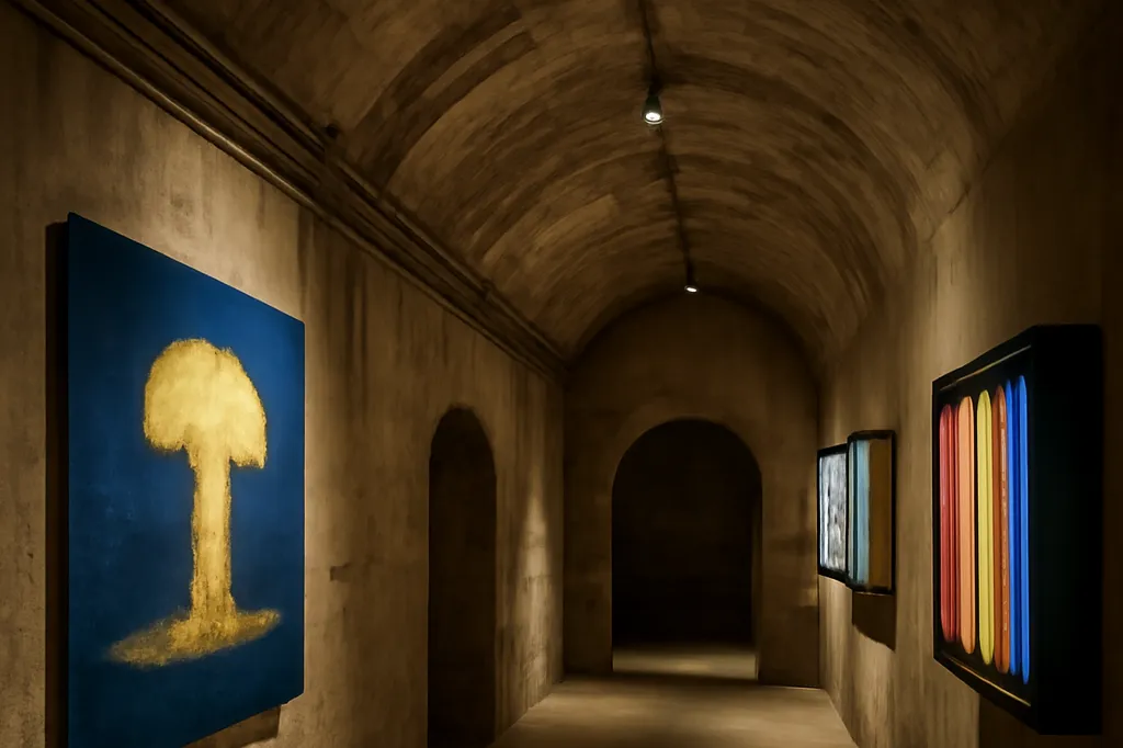 Ancien bunker militaire albanais transformé en espace culturel Bunk'Art